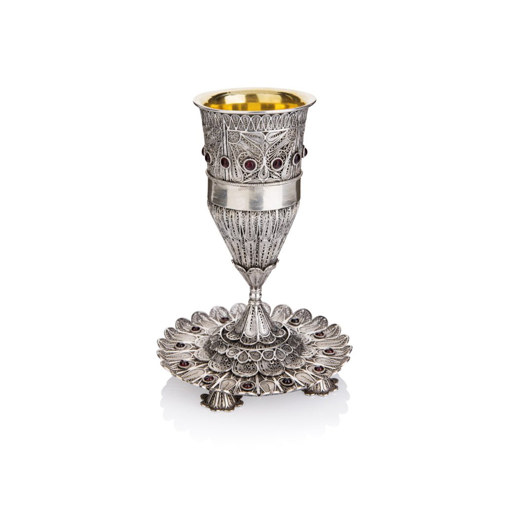 כוס קידוש מכסף טהור