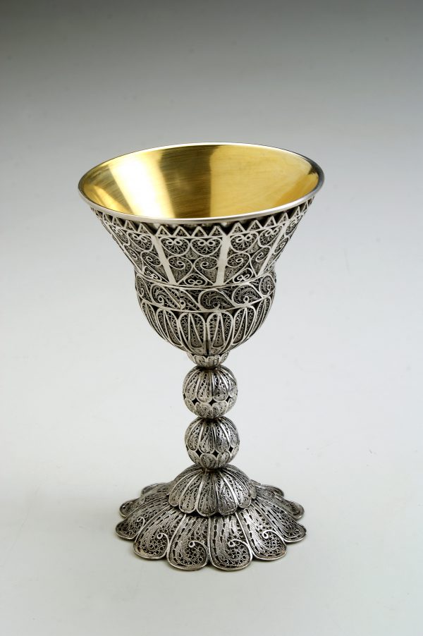 STERLING SILVER KIDDUSH CUP