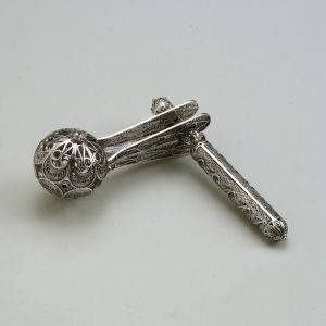 STERLING SILVER RATTLE