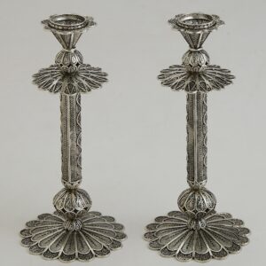 פמוטים מכסף טהור