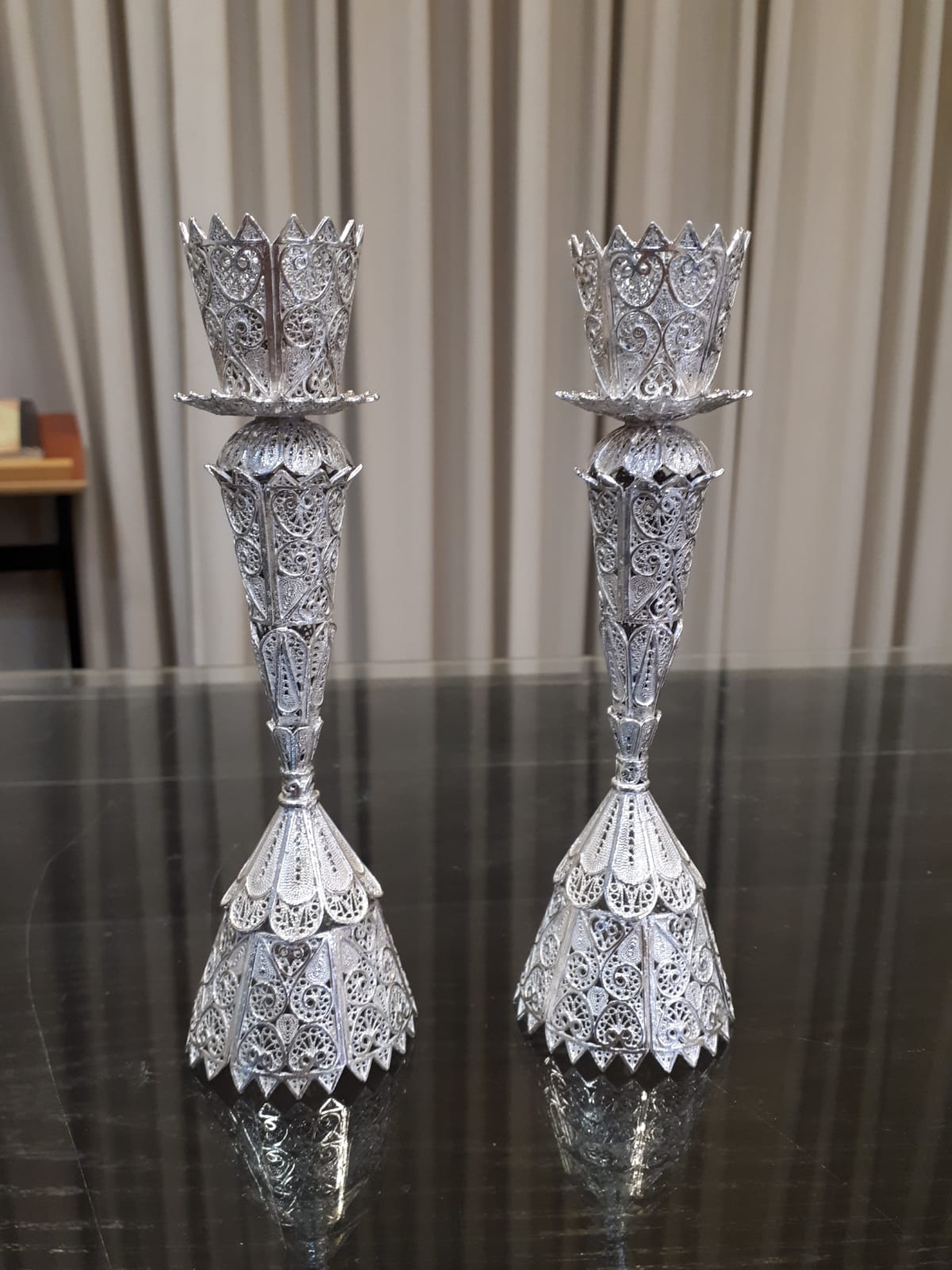 פמוטים מכסף טהור