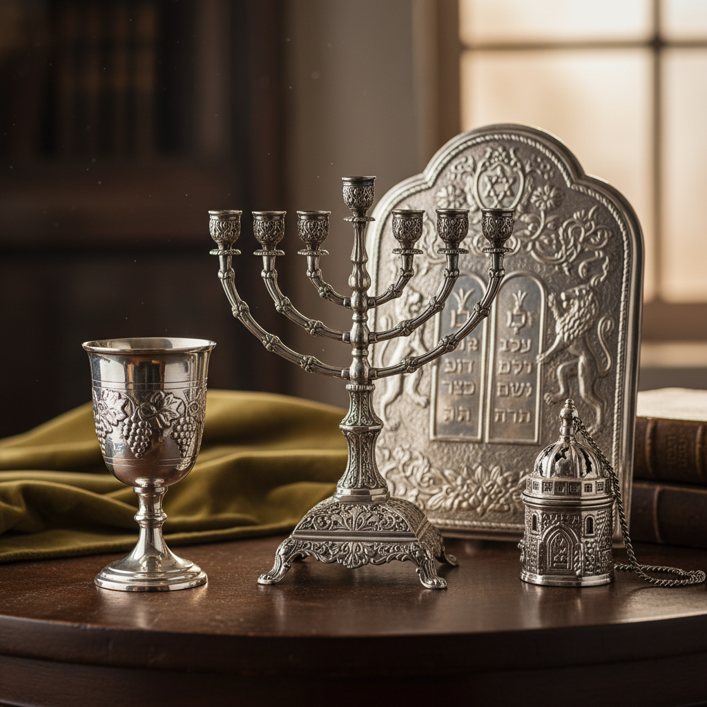 קופסא לאתרוג מכסף